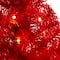 2ft. Pre-Lit Red Artificial Christmas Tree, Warm White LED Lights